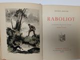 un livre avec l'image d'un homme et d'un chien