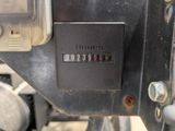 a close up of a gas meter on a motorcycle