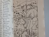 an open book with a picture of a man and a woman