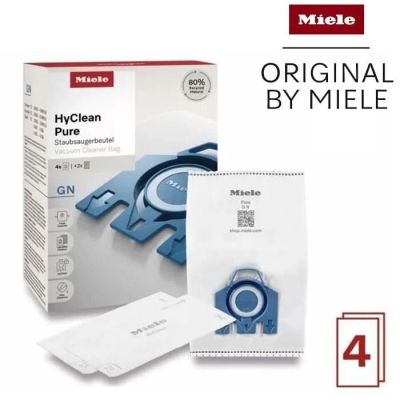 10150-1185 / Sac aspirateur - MIELE - HyClean Pure GN - 4 sacs à pouss