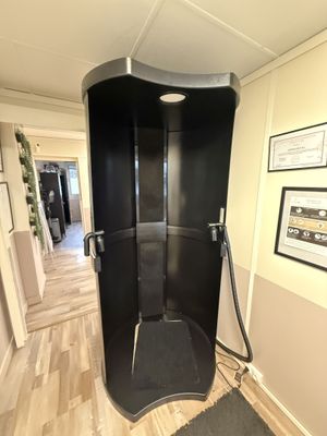 Cabine de spraytan sans marque apparente