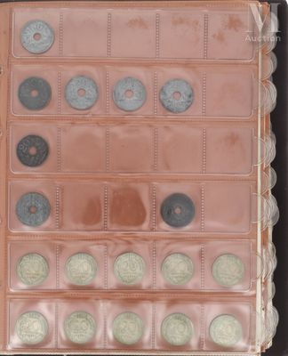 a picture of a display of coins in a plastic case