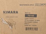 packaging of a box with a picture of a chair in it