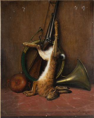 an image of a painting of a cat playing a musical instrument