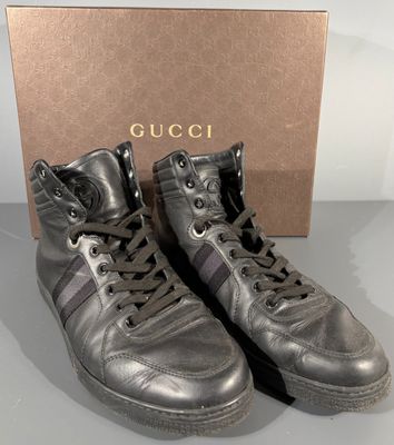 GUCCI Silverstone paire de baskets en nylon montantes