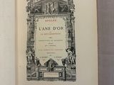 an open book with a picture of a man and a woman on it