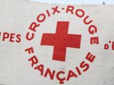 an image of a red cross bag with a red cross on it