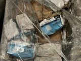 a plastic bag full of items that are wrapped in plastic