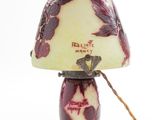a lamp that is sitting on top of a table