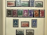 a picture of a picture of a collection of stamps on display