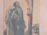 a picture of a painting of a man holding a torch in his hand