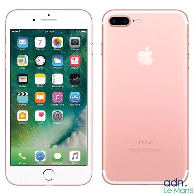 une photo d'un iPhone rose, montrant sa face avant et sa face arrière