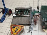 a lot of tools that are sitting on the floor