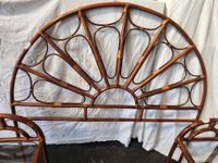 Ensemble de chambre en rotin teinté comprenant une tête de l… (photo 5)