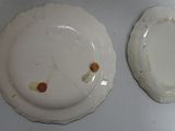 two plates that have been left on the table
