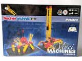 packaging of a boxed set of legos of a crane and a construction machine