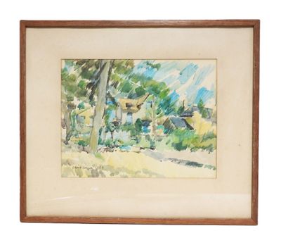 École du XXe siècle. Maison en lisière de forêt. - Photo 1