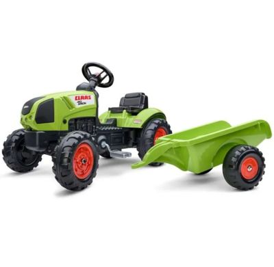 Tracteur à pédales - FALK - Claas avec remorque - Dès 2 ans …