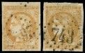 two stamps with a picture of a man and a woman on them