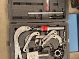 a tool kit that is sitting on the floor