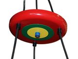 an image of a red and green toy on a white background