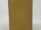 a picture of a yellow box on a white surface