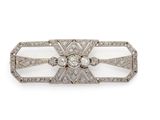 an art deco diamond ring