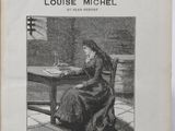 a black and white illustration of a woman sitting at a table