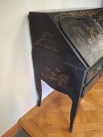 Bureau de pente en bois noirci et verni européen à décor noi… (photo 5)