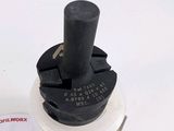 a picture of a black and white photo of a water pump