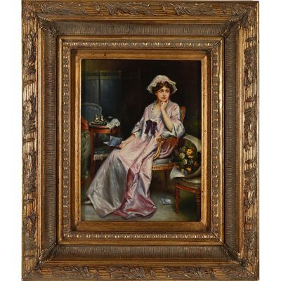 ECOLE ITALIENNE XXè. Suiveur de RAIMUNDO MADRAZO. - Photo 1