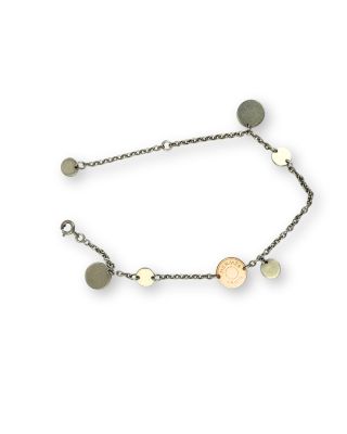gros plan d'un bracelet sur fond blanc