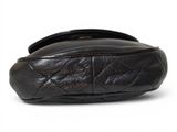 an image of a black purse on a white background