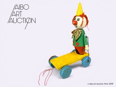 Kiri le clown Un jouet Vilac à traîner en bois verni. Incomp…