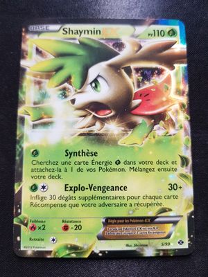 NOIR ET BLANC Destinées futures - Shaymin EX 5/99 - Excellen…