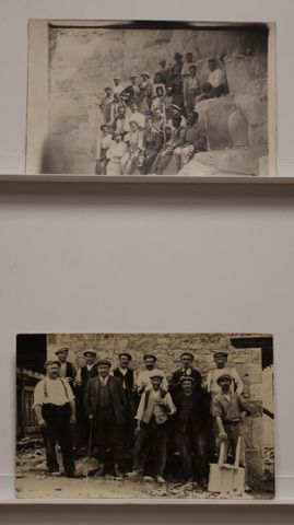 Maçons creusois et carriers : Lot 3 de 2cartes-photos. B.E.