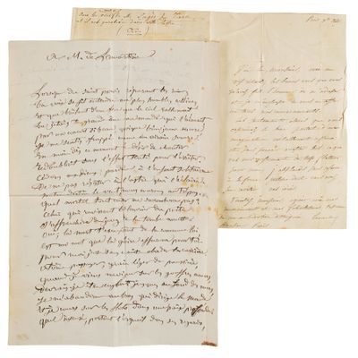une lettre d'une personne à une autre