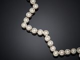 a diamond and 18k gold necklace, by van cleef