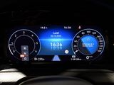 the dashboard of a car with a digital display showing the speed of the car