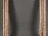 a wooden frame with a black background and a white background