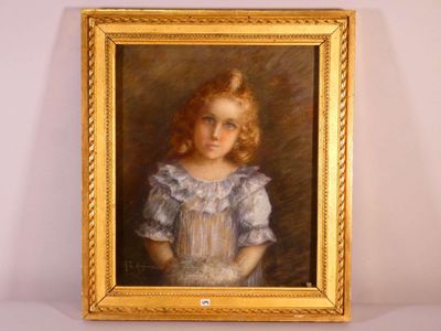 M. Anginieur (XIX-XXème). Portrait d'Elisabeth de Simony à 4…