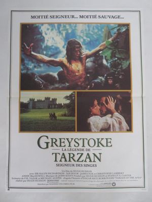 l'affiche du film « Greystoke : Le Prince de Tarzan »