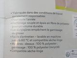 a label on the back of a box with a picture of a woman ' s legs