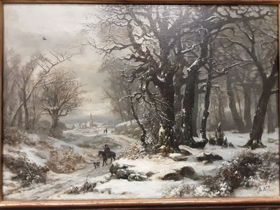NETTER Benjamin (STRASBOURG 1811 - PARIS 1881) : "Paysage de…