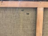a close up of a piece of wood with a piece of wood sticking out of it