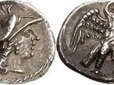 a silver coin with a bird on the front and a bird on the back