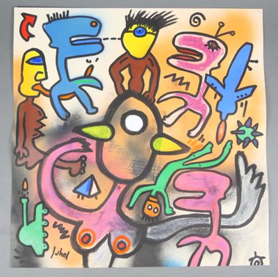 Jean-Luc JUHEL (né en 1951) "J'ai encore oublié ma baguette …