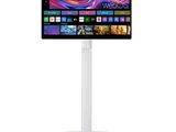 an image of a stand with a monitor on top of it