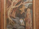 an image of a painting of a man and a woman in a forest