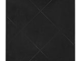 a black square tile on a white background